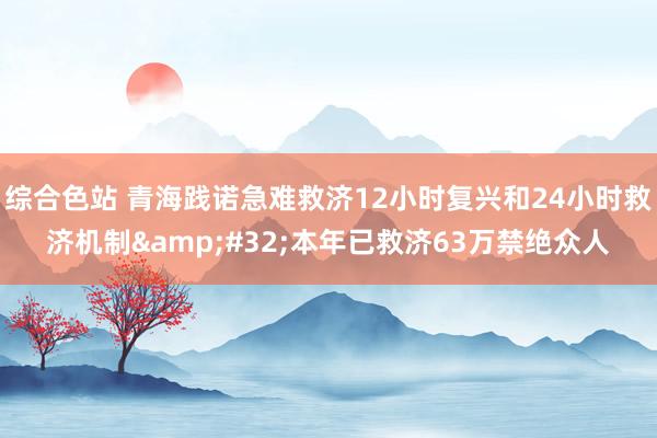 综合色站 青海践诺急难救济12小时复兴和24小时救济机制&#32;本年已救济63万禁绝众人