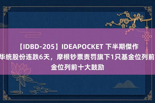 【IDBD-205】IDEAPOCKET 下半期傑作集2009 华统股份连跌6天，摩根钞票责罚旗下1只基金位列前十大鼓励