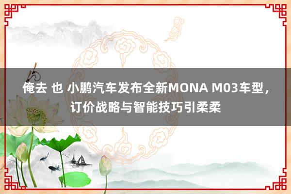 俺去 也 小鹏汽车发布全新MONA M03车型，订价战略与智能技巧引柔柔